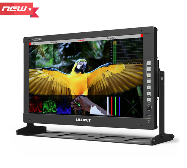 LILLIPUT Q17 Q18 4K Professional Broadcast Production Studio Monitor with 17.3 Inch 3840*2160, 400 Nits, 12G-SDI, 12-SFP, HDMI