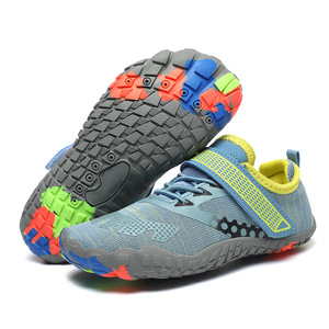 Water Shoes For Boys Outdoor River Tracing Quick Dry Mesh With Velcro Light Blue Size 35 - Product Image 1