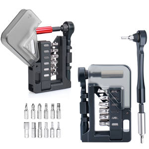 Kit d'outils de réparation de vélo portable 12-en-1 avec <span class=keywords><strong>clé</strong></span> à cliquet en acier Cr-V pour l'entretien des VTT, des vélos de route et l'assemblage à domicile - Product Image 1