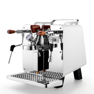 Cafetera Italiana de Doble Modo de Suministro de Agua de Calidad Superior, Cafetera Semiautomática para Cappuccino y Espresso, de Alta Calidad, de Grano a Taza - Product Image 1