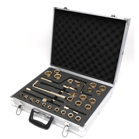 Jeu de douilles antidéflagrantes 32 pièces, outils à main anti-étincelles, clé en aluminium bronze, kit d'outils complet anti-étincelles