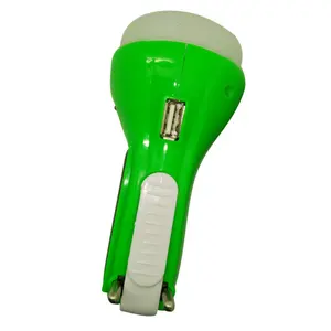 चीन से रिचार्जेबल छोटी हरी प्लास्टिक हाथ एलईडी टॉर्च लाइट ब्रांड टॉर्च