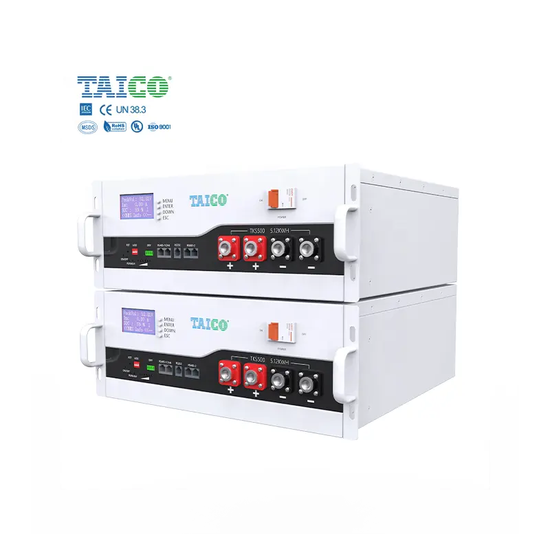 TAICO-Batería de iones de litio Lifepo4 de ciclo profundo, 48V, 100Ah, 150Ah, 200Ah, 250Ah, 300Ah, para sistema solar