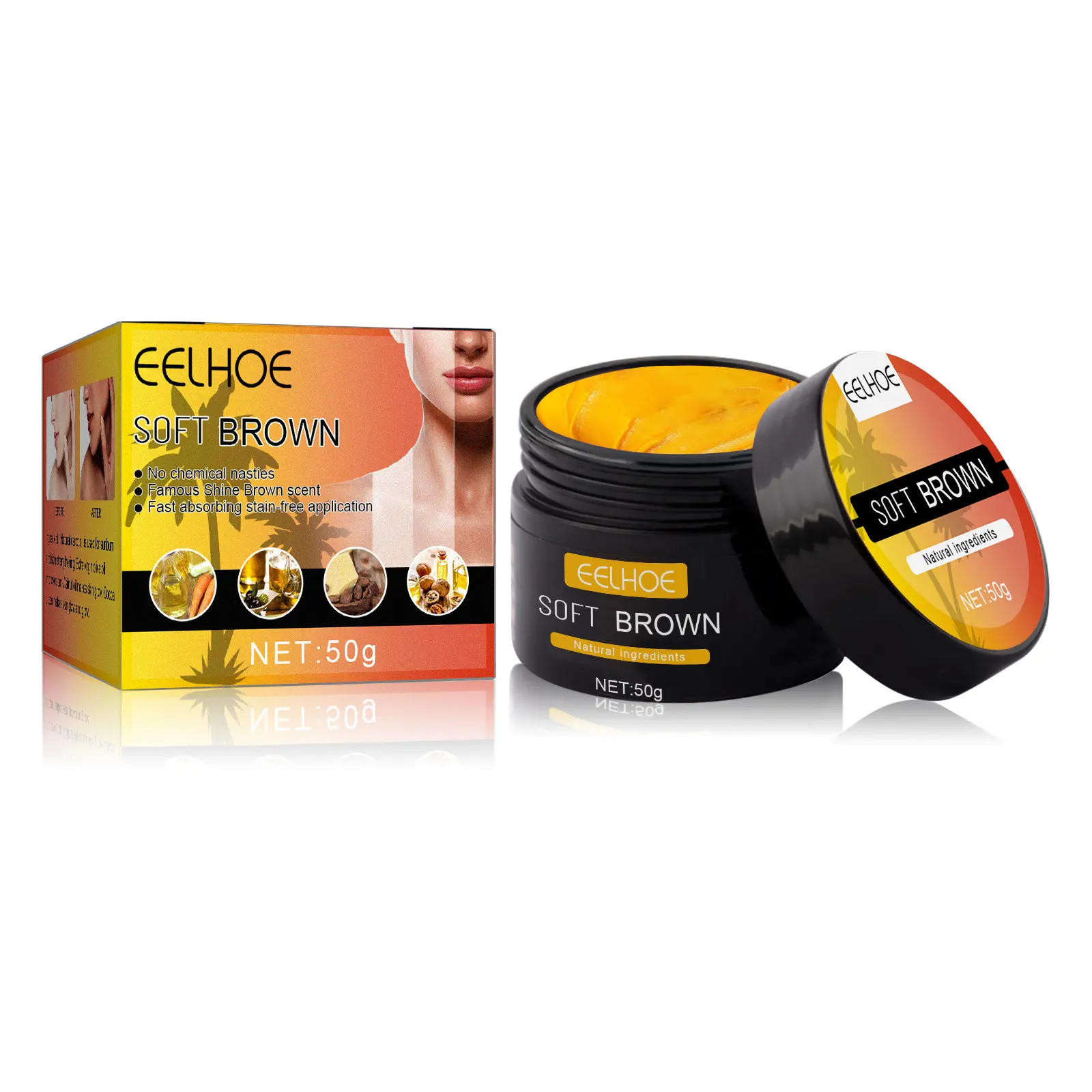 Bräunung beschleuniger creme Weiche braune intensive Luxe-Gel-Bräunung Luxe-Gel-Bräunung creme für Sonnenbrand und Sonne im Freien