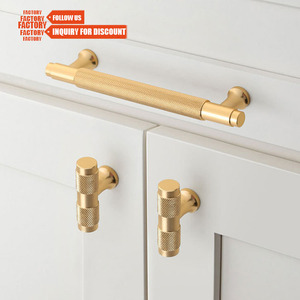 Poignée de meuble en laiton pur TOCO, poignée dissimulée pour armoire et <span class=keywords><strong>porte</strong></span>, pour <span class=keywords><strong>commode</strong></span> de cuisine et usage scolaire, pour tiroirs - Product Image 3