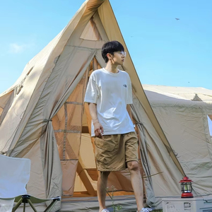Tente de camping <span class=keywords><strong>gonflable</strong></span> HOUMU quatre saisons, installation rapide en 5 minutes, 6-8 personnes, toit ouvrant écologique, imperméable, coupe-vent, Oxford 420D - Product Image 2