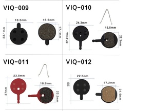 RTS Offre Spéciale Transfrontaliers Vtt Résine Semi-métal vélo Plaquettes De Frein Étrier bloc de friction disque de frein accessoires - Product Image 3