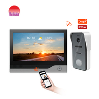 Morning Tech Interphone intelligent 7 pouces avec écran couleur - Contrôle d'accès vidéo Tuya TCP, interphone bidirectionnel, panneau d'appel uniquement, prix