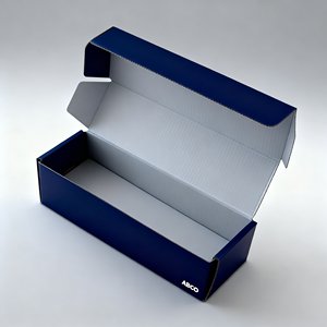 Boîte en carton ondulé personnalisé<span class=keywords><strong>e</strong></span> avec logo du fabricant, recyclable, auto-assemblante, imprimé<span class=keywords><strong>e</strong></span> en 4 couleurs, pour l'expédition et l'emballage - Product Image 3