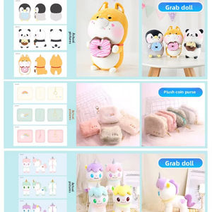 Bantal Kuda Tahun Baru Bentuk Boneka Beludru Mewah Isi Kapas pp Dekorasi Ruang Tamu Festival Musim Semi Bantal Kuda - Product Image 6