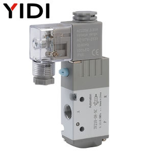 3V210-08 Luft pneumatisches Magnetventil <span class=keywords><strong>2</strong></span> Position 3-Wege-Steuerventil AC 24V 36V 110V 220V DC 12V 24V mit Anschluss schall dämpfer - Product Image 2