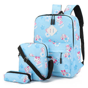 Children School Bags Students Kids School Backpack <b>Set</b> School Bags Girls 2025 Backpack <b>Set</b> Floral Backpacks - Product Image 1