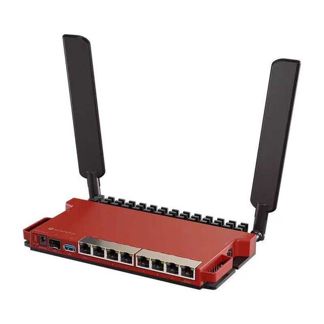 MikroTik L009UiGS-2HaxD-IN 2.5G Dual-Chain Wireless Router 2.4 GHz 802.11b/g/n/ax Fiber Optic Equipment New Enterprise Router