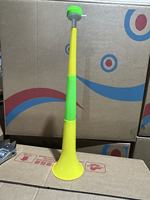 Vuvuzela OEM 57 cm personnalisable avec logo, klaxon de stade, bruiteur, jouet de football en plastique amusant pour supporter, vente en gros