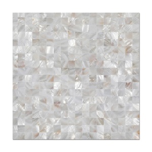 Seashell sàn <span class=keywords><strong>backsplash</strong></span> mẹ của Ngọc Trai tường gạch trắng vỏ khảm gạch Thái Lan nhà máy - Product Image 1