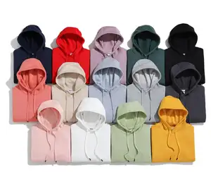 सबसे अच्छा बेच पुरुषों की सादा Hoodies के साथ डिजाइन भारी मोटी Hoodies कस्टम Hoodies बहु-रंग कपास पॉलिएस्टर Sweatshirts