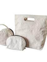Sac fourre-tout en papier Tyvek écologique, imperméable et réutilisable, avec logo personnalisé, pour la plage, les courses, l'usage quotidien en extérieur