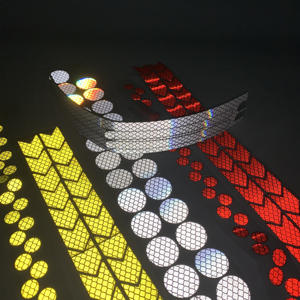 Nastro riflettente ad alta luminosità 3M Dia mond Grade DG rosso/bianco/arancione/blu/verde/fluorescente nastro riflettente giallo per veicoli - Product Image 4