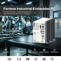 Ordinateur industriel embarqué sans ventilateur 16 GPIO ODM OEM 6 USB à large plage de températures d'exploitation, passerelle PC IoT Pro