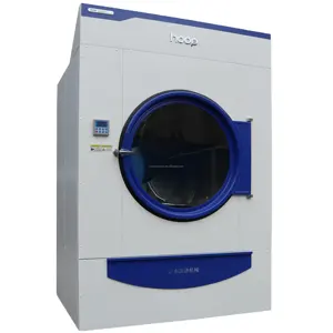 HOOPに取り付けられた通気性のある衣類産業用乾燥装置産業用洗浄プラント用のタンブラー乾燥機および洗濯機100-130 KG