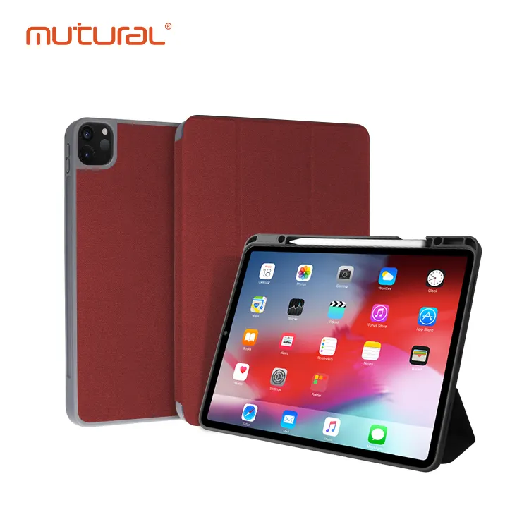 Mutural เคสแท็บเล็ตหนัง PU สำหรับ iPad Air Pro 11 10.9 12.9 2022 2021 2020สำหรับผลิต10th