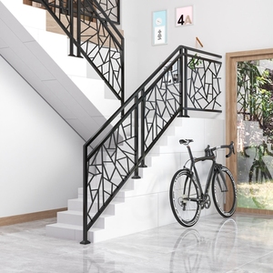 <span class=keywords><strong>Immobilier</strong></span> main courante d'accoudoir de haute qualité bonne qualité usine conception simple escalier balustrade aluminium rampe d'escalier extérieur - Product Image 2