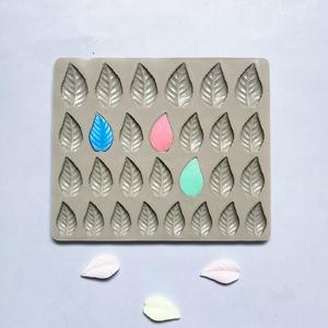 Hy 28-khoang nhỏ lá sô cô la kẹo <span class=keywords><strong>Jello</strong></span> Silicone khuôn xà phòng nến bánh trang trí làm khuôn - Product Image 3