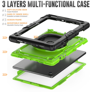 Custodia in Silicone Antiurto a Copertura Totale da 10,5 Pollici per <span class=keywords><strong>Tablet</strong></span> <span class=keywords><strong>Samsung</strong></span> <span class=keywords><strong>Galaxy</strong></span> Tab <span class=keywords><strong>A8</strong></span> per Bambini - Product Image 4