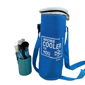 Многоразовая термоизоляционная сумка с логотипом на заказ, оптовая продажа, водонепроницаемая Термосумка coolerbag с изоляцией для бутылок пива, вина, сумка-холодильник