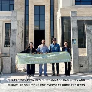 Muebles de Cocina Modernos Estilo Shaker Blancos, Conjuntos Completos con Encimeras de Mármol y Acero Inoxidable, Muebles de Cocina de PVC al por Mayor - Product Image 4