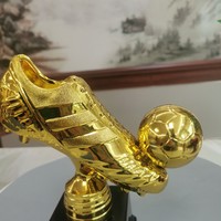 Trophée mondial 2023, trophée pour enfants, coupe en plastique, trophée de chaussure de football, décoration, prix de gros