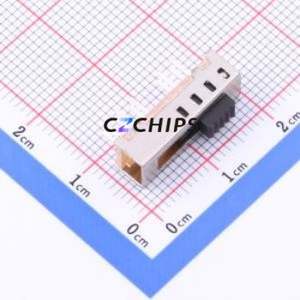 SS-24E01-G020 Slide Switch Through hole Component (THT) Switch Double Pole Four Throw Rectangle Pin Header PC Pin 18.1mm - Product Image 1