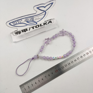 צמיד מארז טלפון קריסטל מלנארד קרחת טלפון צמיד חמש נקודות תליון רצועת יד קצרה רצועת יד חבל 22 ס "מ בתפזורת - Product Image 6