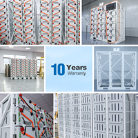 Système de stockage d'énergie par batterie Sakete 128 kWh, entreprises de stockage d'énergie par batterie 300 kW avec onduleur hybride Deye 50 kWh