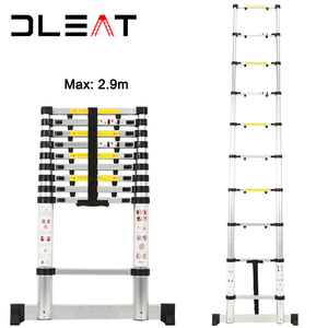 Échelle télescopique extensible <span class=keywords><strong>en</strong></span> aluminium pour extérieur, échelle d'escalade, <span class=keywords><strong>Père</strong></span> Noël - Product Image 4
