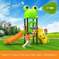 Toboggan de jeu extérieur pour enfants, équipement de jeu éducatif et amusant en plastique, pour parcs d'attractions, usage commercial, résidentiel et maternelle