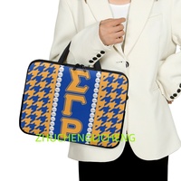 Sac d'ordinateur personnalisé pour la sororité Sigma Gamma Rho, sac portable multi-tailles pour le bureau, fournitures de bureau, thème personnalisé, vente en gros