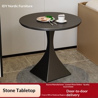 Table Basse en Quartz Minimaliste Moderne de Luxe Léger, Style Italien, avec Cadre en Fer Épaissi, Design Léger, pour Salon, Balcon, Extérieur