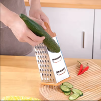Groothandel Custom Multifunctionele 6 Side Rvs Handheld Kaas Groente Raspen Fruit Aardappel Snijder Dunschiller Voor Keuken