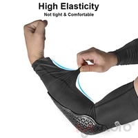 Protège-coudes pour moto, manches de protection pour les bras, protège-genoux pour motocyclisme et cyclisme, équipement de protection pour VTT et quad, genouillères de sécurité pour le vélo et les sports de plein air