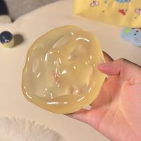 En stock : Balle anti-stress souple en silicone à rebond lent, faite à la main, texture huile de coco, unisexe 14+, jouet de décompression