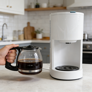 <span class=keywords><strong>Carafe</strong></span> à café en verre borosilicate 6 tasses, pièce pour machines à café à filtre, avec <span class=keywords><strong>carafe</strong></span> à café de style américain OST - Product Image 2