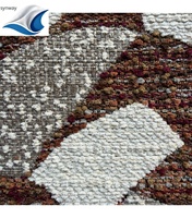 Tissu d'ameublement imprimé 100 % polyester, tissé, très épais, de haute qualité, résistant à l'usure, 730 GSM, style texturé