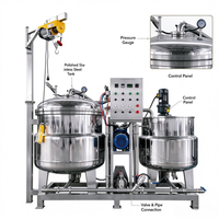 Machine de trempage sous vide pour la production de fruits confits (myrtilles et fraises)