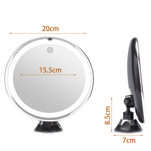 3 Mode Lighting Powerful Suction Cup Makeup <strong>Magnifying</strong> <strong>Mirror</strong> Cosmetology <strong>Mirror</strong> with Light - Product Image 4