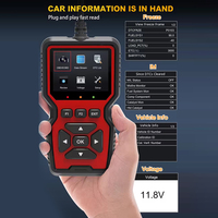 OBD Tarayıcı V519 OBD2 Okuyucu El Tipi Araç Muayene ve Arıza Teşhis Cihazı Canlı Veri ve Akü Testi Özelliğiyle