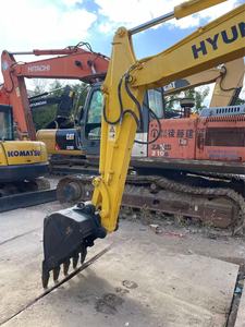 Mini-excavatrice sur pneus Hyundai 60 6T d'occasion à haute efficacité, certification CE EPA, attache rapide, brise-roche, pompe hydraulique KYB - Product Image 6