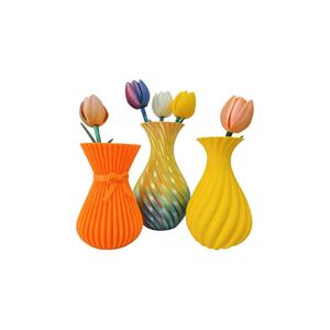 Vase d'art imprimé en 3D sur mesure, FDM SLA, haute précision, résine PLA, décoration moderne pour la maison, artisanat, décoration multicolore pour l'intérieur - Product Image 3