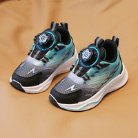Chaussures de course légères et respirantes en maille tissée, avec amorti rotatif, pour garçons et filles de maternelle