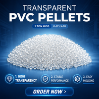 Granulés de résine PVC SG5 de qualité extrusion, haute transparence, ignifuges, résistants à l'usure, aux UV et aux produits chimiques, pour profilés et semelles de chaussures